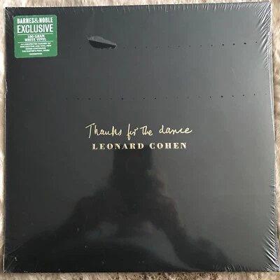 LEONARD COHEN: "Thanks For The Dance": LTD.ED. 'WHITE' VINYL LP: *ShrinkTear - Image 1 of 3