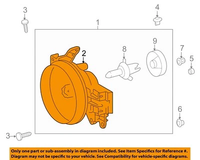 Faro delantero TOYOTA OEM 07-14 FJ Cruiser 8107035445 Foto 1 de 2