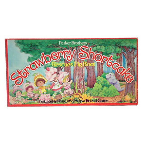 Vtg 1984 Strawberry Shortcake Rescues Fig Boot Board Game Complete 80s Parker 
