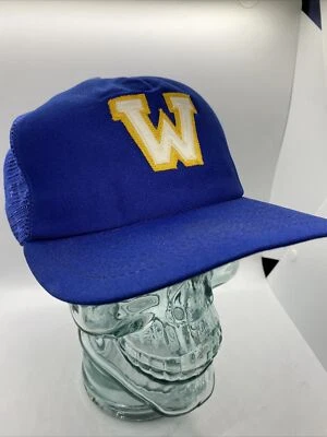 Gorra de camionero vintage Golden State Warriors Snapback New Era hecha en EE. UU. - Imagen 1 de 4