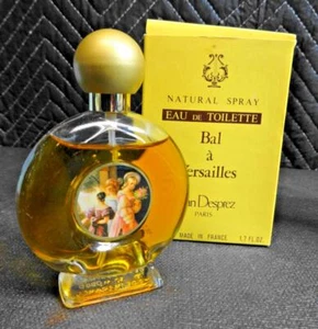 VINTAGE NIB JEAN DESPREZ PARIS BAL A VERSAILLES EAU DE TOILETTE SPRAY 1.7 FL OZ - Picture 1 of 12