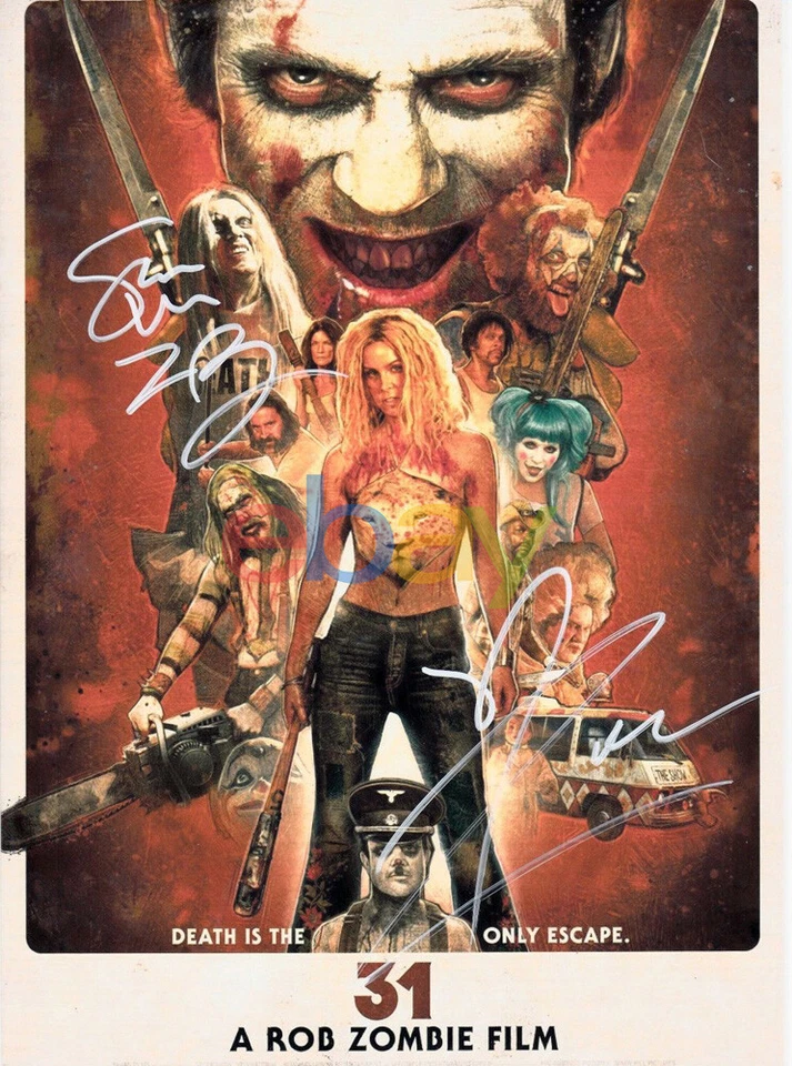 31 Rob Zombie 8x10  Col Signed Rob & Sheri Moon Zombie Autographed Photo reprint - Image 1 of 1