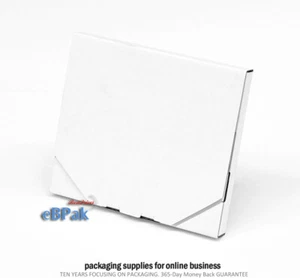 200x Mailing Box 152 x 132 x 16mm Superflat White CD DVD Rigid Mailer B1 - Picture 1 of 12