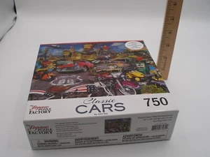 Classic CARS 750 Piece Jigsaw Puzzle + Bonus Poster by Jigsaw Factory L2 - Picture 1 of 5