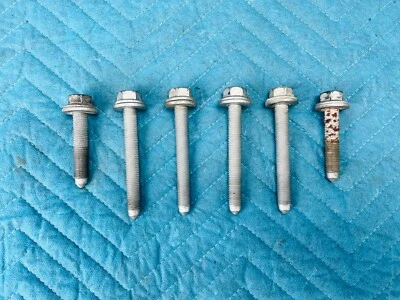 BMW 650i Front Subframe Mounting Bolts 6pc Set 2006 2007 2008 2009 2010 OEM - Image 1 of 4