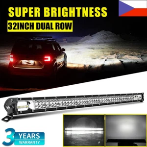 800W 32" zoll LED Lightbar Lichtbalken Arbeitsscheinwerfer Offroad Lampe 12V 24V - Bild 1 von 11