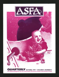 ASFA Magazine Vol 9 No 3 Aug 1991 Association Science Fiction & Fantasy Artists - Picture 1 of 2