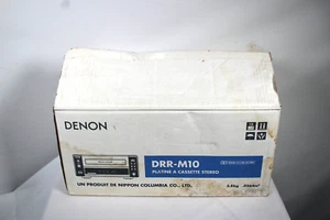 Denon DRR-M10 Cassette Tape Deck with original box & styrofoam for parts/repair - Picture 1 of 17