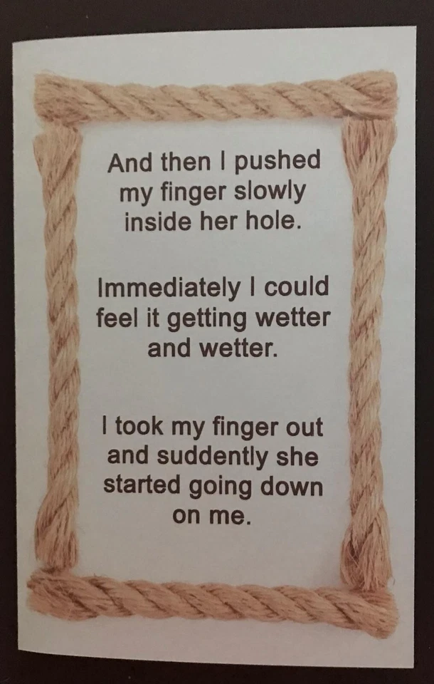 Tarjeta de cumpleaños traviesa. Sugerente, explícito, desagradable, sexy y sucio con sobre Foto 1 de 3