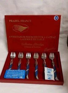 Laguiole Gabeln Pradeln France 6x Stück Florilege Besteck Neu Unbenutzt - Bild 1 von 4