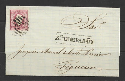 [Portugal 1878 – Postal History] Letter St.Comba Dão /25 Reis King Luiz - Image 1 of 2