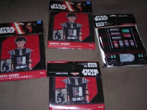 Darth Vader Costume Top Shirt Body Armor Star Wars Outfit Child Kid Size S NEW - Picture 1 of 3