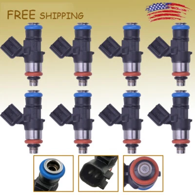 Inyectores de combustible 8 piezas para Chevrolet Corvette LS3 L99 2006-15 Camaro SS 0280158051 Foto 1 de 4