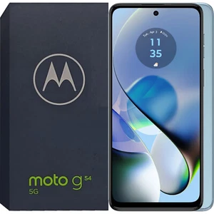 Motorola Moto G54 5G Glacier Blue 256GB + 8GB Dual-Sim Unlocked GSM NEW - Picture 1 of 4