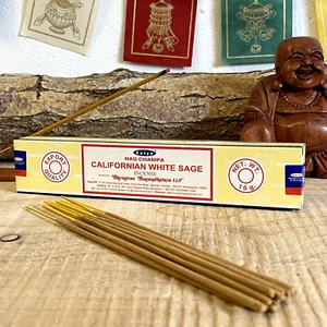 🙏🕉️Californian White sage Incense sticks 1 x 15gm Box / 12x 15gmBox🕉️🙏 - Picture 1 of 8