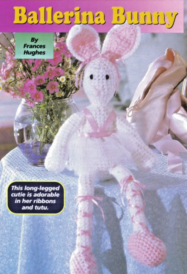 ADORABLE Ballerina Bunny/Toy/Crochet Pattern INSTRUCTIONS ONLY - Image 1 of 1