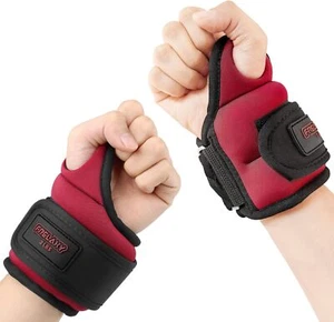 Wrist Weights with Thumb Loops Lock for Men Women 1Lb*2 2Lbs*2 3Lbs*2 Ankle Weig - Picture 1 of 7