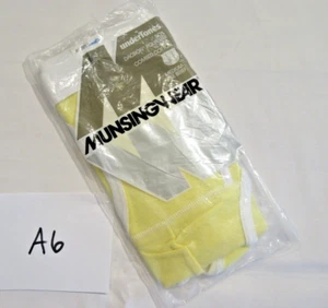 ROPA INTERIOR VINTAGE PARA HOMBRE 30" AÑOS 70 1980 ROPA MUNSING MATICES AMARILLO NUEVO-ANTIGUO NOS A6 - Imagen 1 de 9