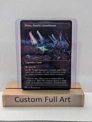 Shizo, Death's Storehouse  Foil Custom sticker MTG bulk Commander - Image 1 of 2