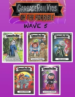 💥2025 Garbage Pail Kids💥OH THE HORRIBLE WAVE 5 - Preventa - SIN PARALELOS Foto 1 de 4