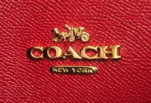 Coach Tatum Carryall C4078 Schultertasche Leder schwarz rot Peddle Hardware Neu mit Etikett - Bild 1 von 9