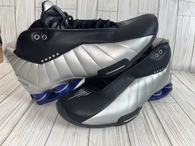 Tênis Nike Shox masculino 12 BB4 prata metálica Vince Carter AT7843-001 - Imagem 1 de 4