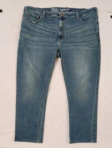 Pantalones de mezclilla True Nation para hombre 44x29 azul calce cónico elásticos lavado medio  - Imagen 1 de 7