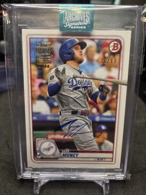 2022 TOPPS ARCHIVES SIGNATURE Max Muncy  AUTO /99 DODGERS Sealed - Image 1 of 2