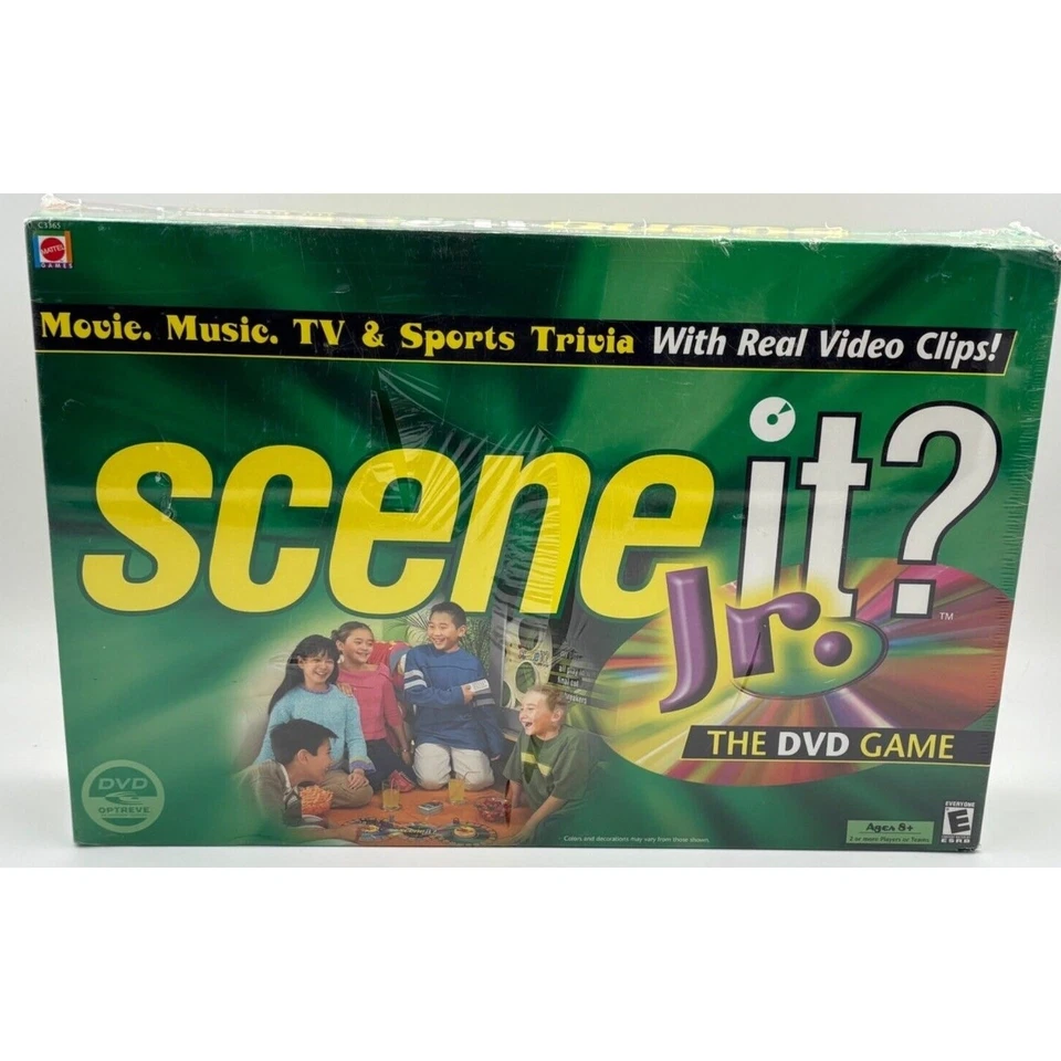 SCENE IT? JR. The DVD Game Board Game 2004 Mattel Factory Sealed Trivia Movie - Image 1 of 4