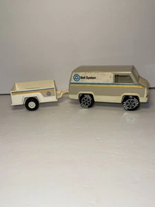 1979 Tonka, Bell System Van with Trailer, Pressed Steel & Plastic - Picture 1 of 9