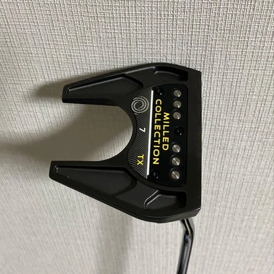 Odyssey fresato TX7 putter 34" SuperStroke impugnatura piatta rivestita in vetro - Immagine 1 di 4