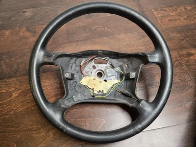 99-01 BMW E38 740 750 E39 528i 530i 540i OEM VOLANTE CUERO TÉRMICO NEGRO Foto 1 de 4