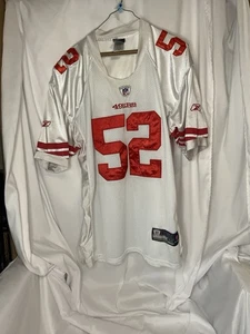 Vintage Reebok San Francisco 49ers Patrick Willis #52 Jersey Mens Sz 52 Sewn - Picture 1 of 11