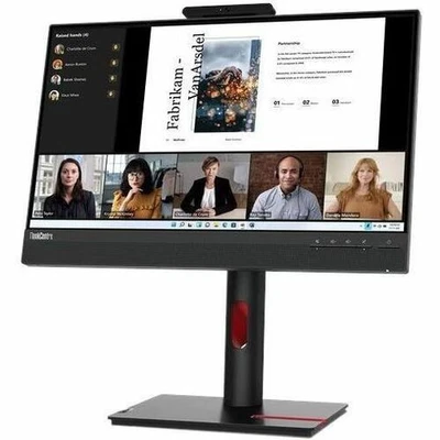 Lenovo ThinkCentre TIO22GEN5 22  Class Webcam Full HD LED Monitor - 16:9 - Black - Image 1 of 4