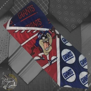 Corbata para hombre Molto NFL New York Giants Sylvester Cat Tasmanian Devil Neck Corbata - Imagen 1 de 8