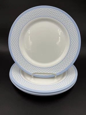 Juego de 5 platos de cena Martha Stewart Everyday France 10,75" MTW28 bandas azules Foto 1 de 4