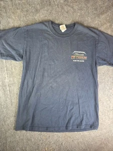 Bass Pro Shop Duck Hunter Shirt Large Ducks Dogs Decoys Faded - Picture 1 of 7