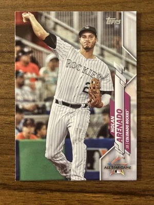 2020 Topps Update Series - All-Star Nolan Arenado #U-50 Fielding, Vertical - Image 1 of 2
