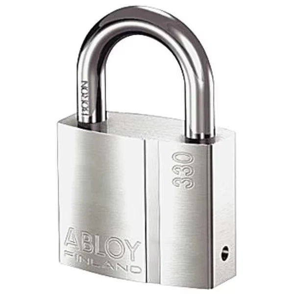 Padlock, Keyed Different, Standard Shackle, Rectangular Brass Body, Hardened - Image 1 of 1