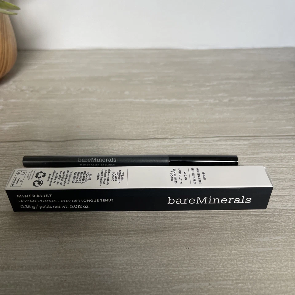 BareMinerals Mineralist Lasting Eyeliner GRAPHITE 0.012oz/0.35g NEW IN BOX - Image 1 of 4