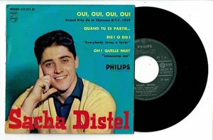 Sacha Distel & C Bolling Vinile 45 Giri 7 " EP Sì,Sì,Sì -dis ! O -philips 432375 - Picture 1 of 2