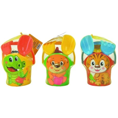 Simba Tier Baby Eimergarnitur Kinder Sandspielzeug Strandspielzeug Sandkasten - Bild 1 von 4