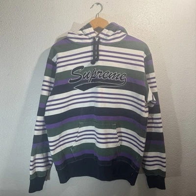 Sudadera con capucha a rayas Supreme SS/18 || $130 Foto 1 de 4