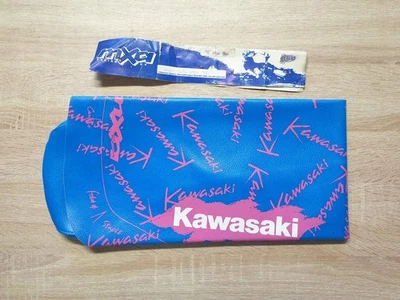 NOS 1990 Kawasaki KX 125 250 MXA Seat Cover vintage Motocross copertina sella Foto 1 de 4