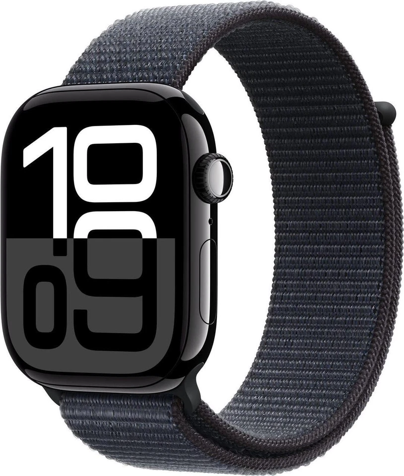 Apple Watch S10 46mm Diamantschwarz Sportloop Tinte MWWR3QF/A OVP - Bild 1 von 1