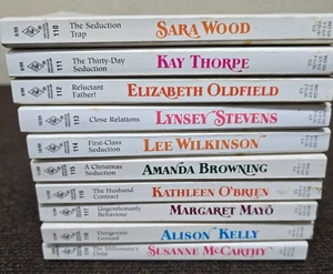 Harlequin Presents Book lot of 10 1999 PB Sept OCt Lee Wilkinson Margaret Mayo - Picture 1 of 12