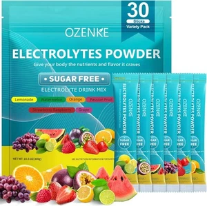 Electrolytes Powder Packets, 30 Sticks Hydration 30 Servings (Pack of 1)  - Picture 1 of 7