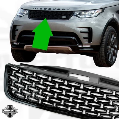 Front Grille for Discovery 5 Dynamic design pack style Gloss Black HSE lux grill - Image 1 of 4