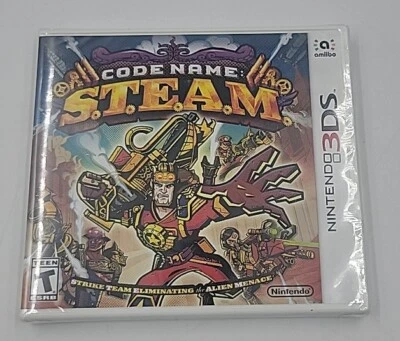 Code Name: S.T.E.A.M. (Nintendo 3DS, 2015) Brand New Factory Sealed  - Image 1 of 3