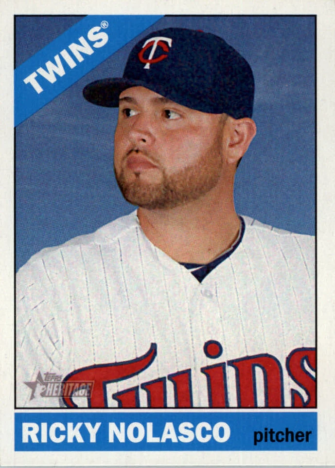 2015 Topps Heritage #378 Ricky Nolasco - NM - Image 1 of 1